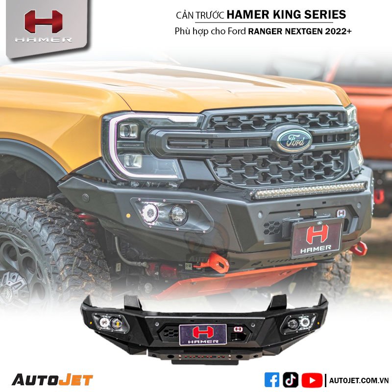 CẢN TRƯỚC FORD RANGER HAMER 2023-3