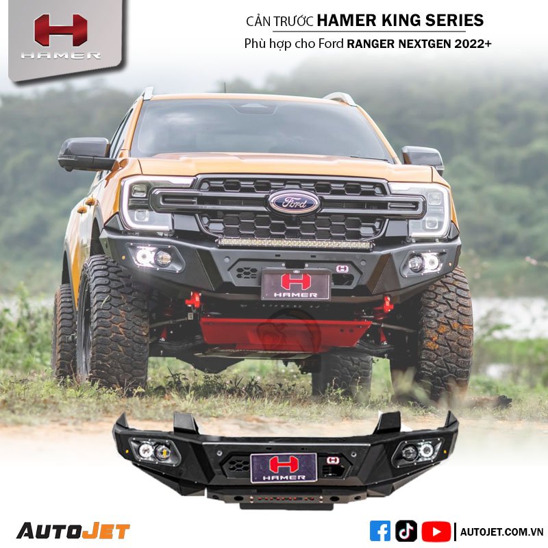 CẢN TRƯỚC FORD RANGER HAMER 2023-4