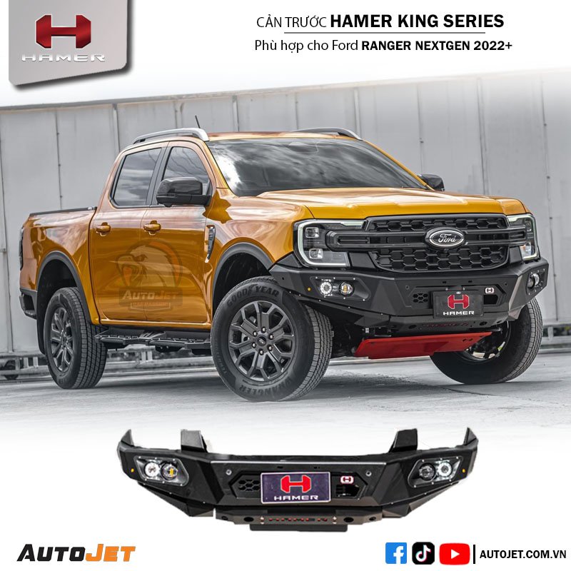 CẢN TRƯỚC FORD RANGER HAMER 2023-5